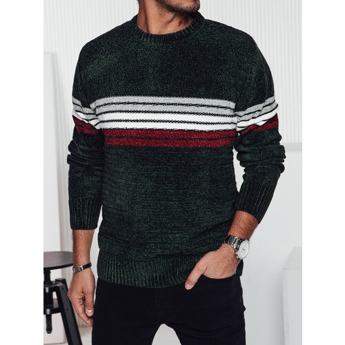 DStreet Sweter męski w paski zielony Cijene