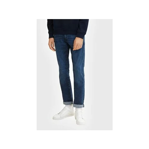 Tom Tailor Jeans hlače 1032793 Mornarsko modra Slim Fit