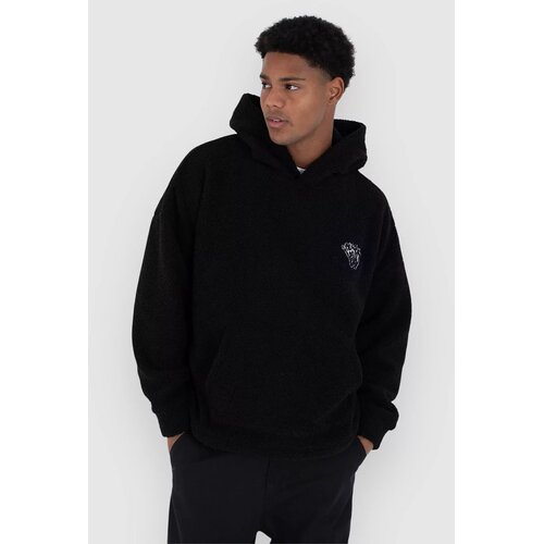 Hurley Union Sherpa Pulover s kapuco iz flisa black Cene
