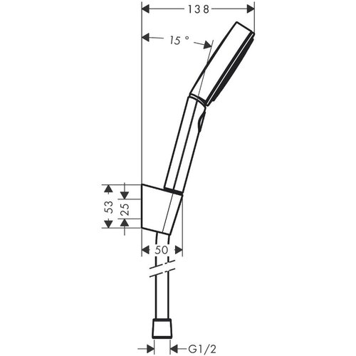 Hansgrohe 24305670 Pulsify Select EcoSmart tu&scaron; set brez armature Cene