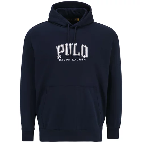 Polo Ralph Lauren Big & Tall Sweater majica morsko plava / bijela