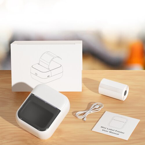 INF Mini termični tiskalnik nalepk in tatujev Bluetooth USB, (5000446621) Slike