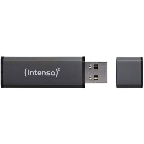 Intenso USB ključ Alu Line, antracit, 16 GB Slike