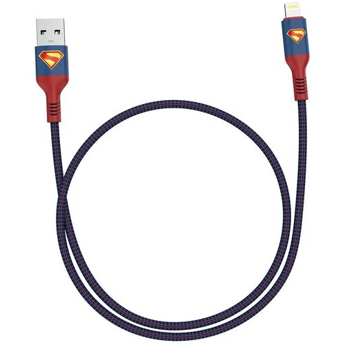 Superman Moye USB-A na Lightning kabl za punjenje, pleteni Slike