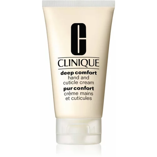 Clinique Deep Comfort™ Hand and Cuticle Cream krema za dubinsku hidrataciju za ruke, nokte i kožicu oko noktiju 75 ml