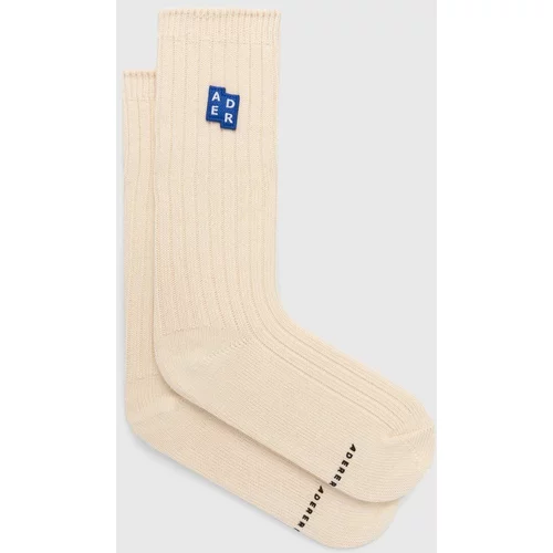 Ader Error Čarape TRS Tag Socks za muškarce, boja: bež, BMSGFYAC0301