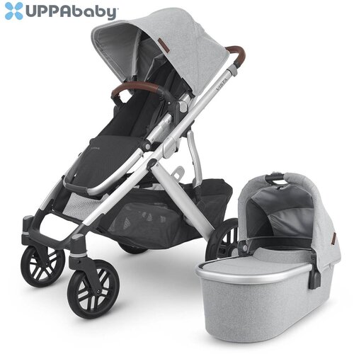 Uppababy V2 Vista Stella, grey brushed Slike