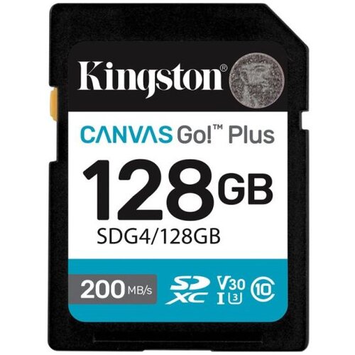 Kingston SD 128GB CanvasGoPlusSDXC,r/w:200/160MB/s Cijene