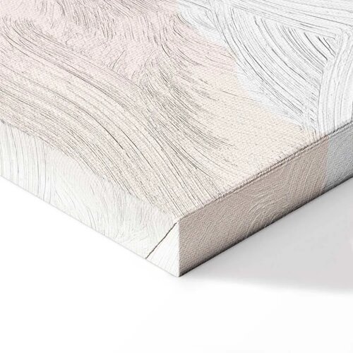 Slika - Jumping Numbers - Numbers in a Subdued Beige-Brown Hue Among Snowflakes Stars and Clouds 60x40 Premium Print Slike