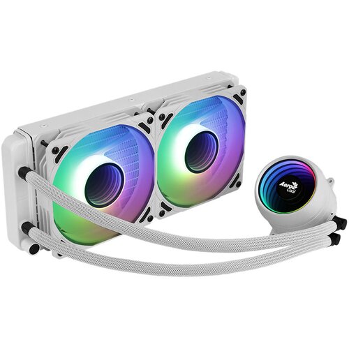 Cooler Master Vodni hladilnik CPU Aerocool Mirage L240 240 mm Argb bela, (21408790) Slike
