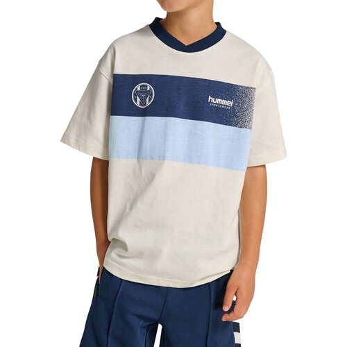 Hummel Majica za dečake HMLJR Loose Change T-Shirt SS, Bela Slike