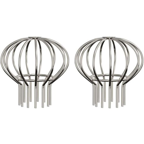  Za&amp;scaron;tita od li&amp;scaron;ća za žljeb 2 pcs Srebrno 75 mm Nehrđajući čelik - 75 mm 2 Slike