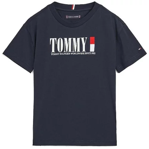 Tommy Hilfiger majice s kratkimi rokavi - Modra