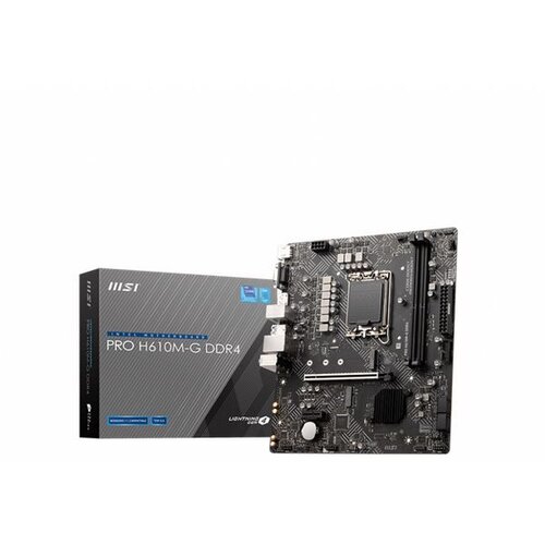 MSI PRO H610M-G DDR4 motherboard Intel H610 LGA 1700 micro ATX Slike