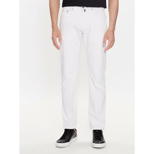 Pierre Cardin Jeans hlače 34510/000/8066 Bela Tapered Fit