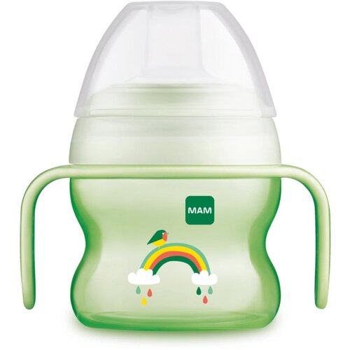 Mam Starter Cup otroški lonček z ročaji 4m+ Green 150 ml Cene