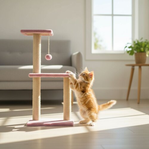 Paws & Whiskers Grebalica za mačke Tina 1, prljavo roza Cene