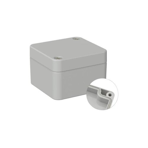 TRU COMPONENTS univerzalno kući&amp;scaron;te 52 x 50 x 35 abs svijetlosiva (ral 7035) 1 St. Slike