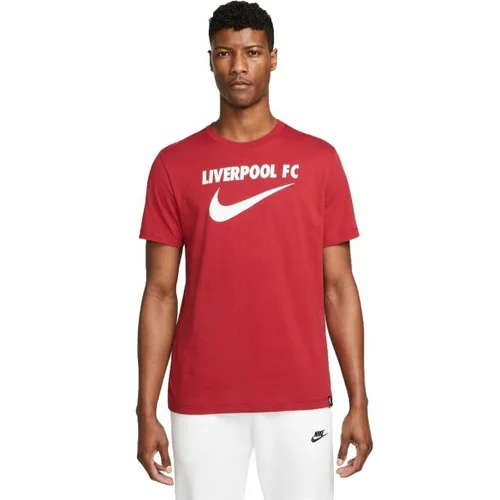 Nike LFC M NK SWOOSH TEE Muška majica kratkih rukava, crvena, veličina