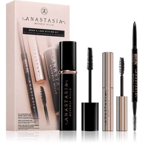 Anastasia Beverly Hills Brow & Lash Styling Kit darilni set za oči in obrvi odtenek Dark Brown Cene