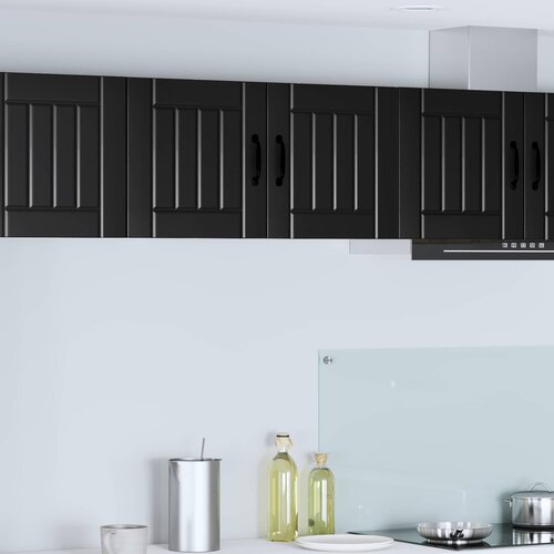  Ormar za Zid Lucca Crna 80 x 31 x 40 cm Konstruirano drvo Cene