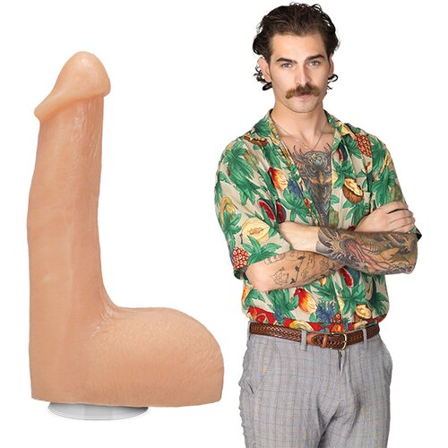 Doc Johnson Signature Cocks The Flesh Mechanic ULTRASKYN Vac-U-Lock 7.5&amp;quot; Vanilla Slike