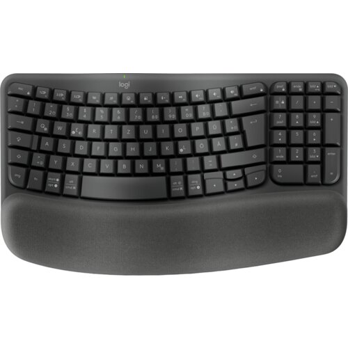 Unknown LOGITECH Wave Bluetooth ergonomic keyboard - GRAPHITE - US INT'L - B2B Cene