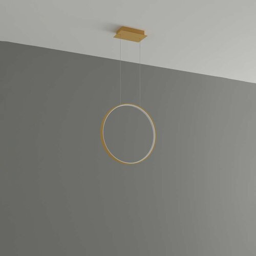 Thoro TH.221 - LED luster na sajli RIO LED/30W/230V CRI95 4000K prečnik 55 cm zlatna Slike