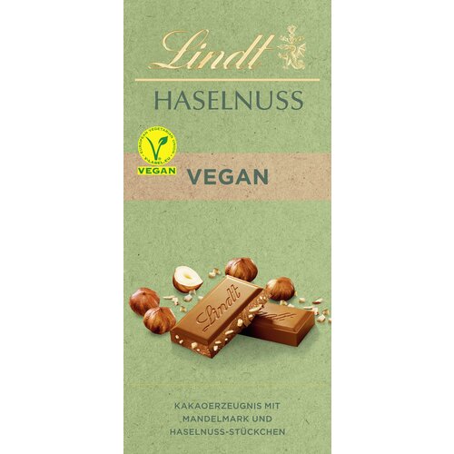 Lindt Le&amp;scaron;nikova čokolada - veganska - 100 g Slike