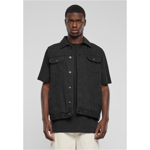 Urban Classics Denim vest black dark Slike