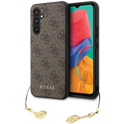Guess GUHCS23FEGF4GBR ovitek za Samsung Galaxy S23 FE - rjav z obeskom Cene