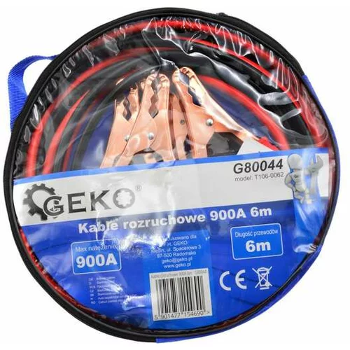 Geko 900A vzigalni kabli 6m + torba G80044