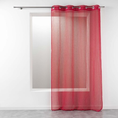 Douceur d int&amp;eacute;rieur Rdeča prosojna zavesa 140x240 cm Telma &amp;ndash; Slike