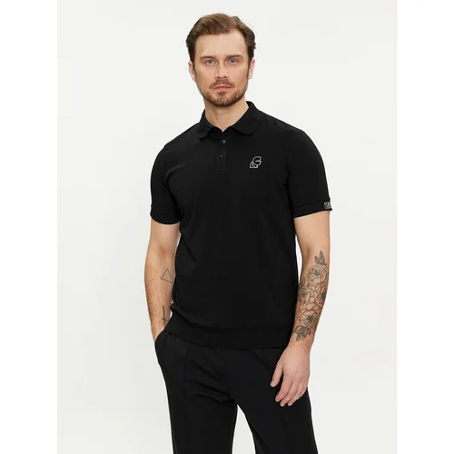 Karl Lagerfeld Polo majica 745019 542221 Črna Regular Fit