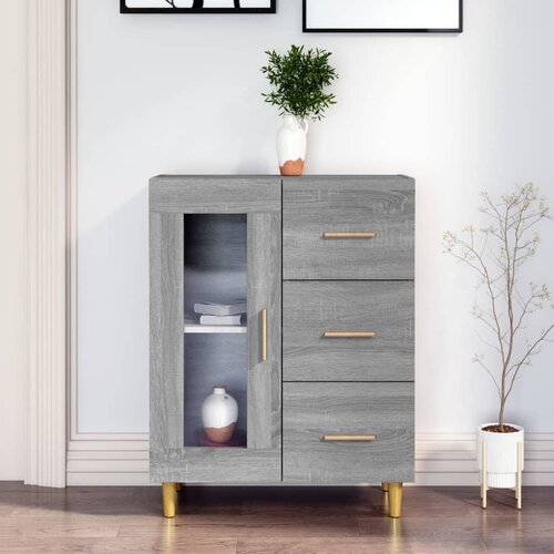  Komoda boja hrasta sonome 69,5 x 34 x 90 cm konstruirano drvo Slike