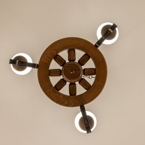  Brilagi - Luster na lancu ROATA 3xE14/40W/230V bukva/orah Slike