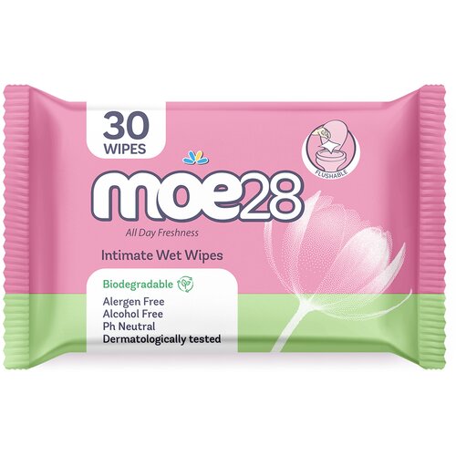 MOE28 Biorazgradive intimne vlažne maramice 30kom Cene