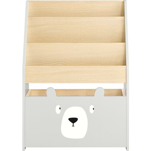 SoBuy otroška knjižna omara montessori bela 100x40x180 cm, (5000017123) Cene
