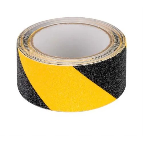 Rebel Protizdrsni trak , 0,75 mm x 50 mm x 5 m, črno-rumene barve Cene