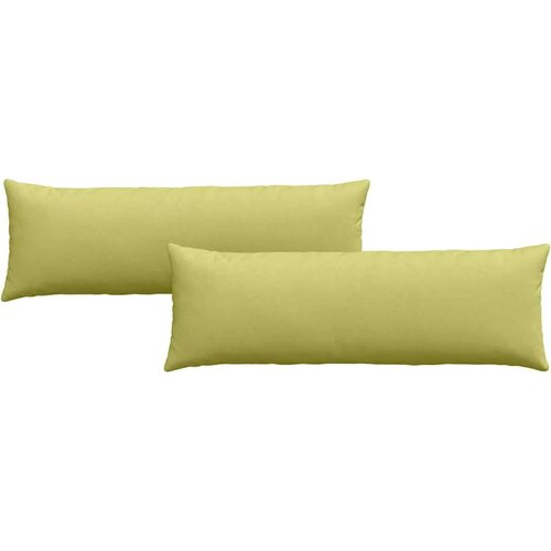 VidaXL jastučići za sofu 2 pcs svijetlo zelena 120 x 40 cm tkanina Slike