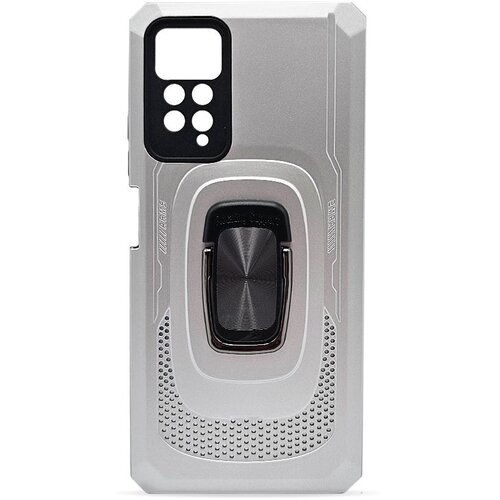  Maska za telefon SPIGEN 5 za Xiaomi Redmi Note 11 4G, Srebrna Cene