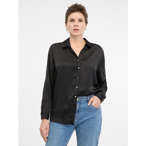 Orsay Black women's shirt with collar - Women's Cijene