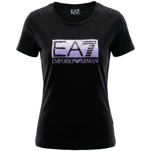 Ea7 Emporio Armani Majice s kratkimi rokavi 7W001093 AF10373 Črna Cene