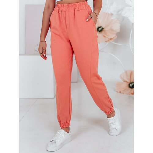 DStreet Spodnie damskie dresowe STIVEL brzoskwiniowe UY0908 Slike