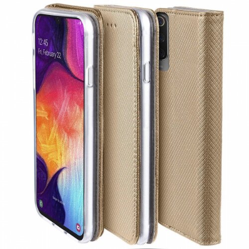  Magnetna preklopna torbica iPhone 14 Pro Max - zlata Slike