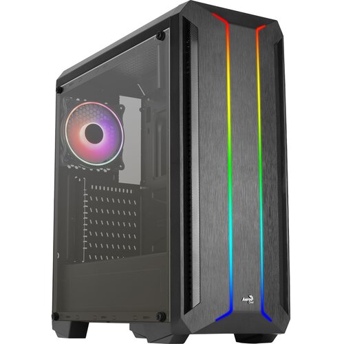 Aero Cool SKYLINEV2BK PC ATX Case Dual Front Panel LED ARGB Fan ARGB 12cm Black Cijene