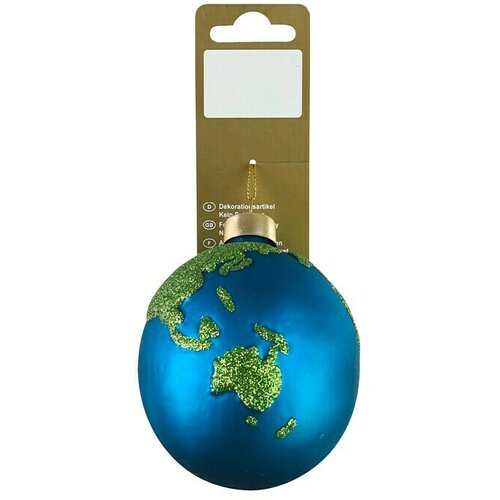  Okrasek za božično drevo Zemlja (Steklo, Premer: 8 cm) Cene