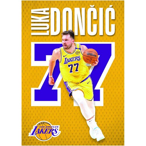  Zvezek A4, Luka Dončić, mali karo, 54 listov, sortirano Slike