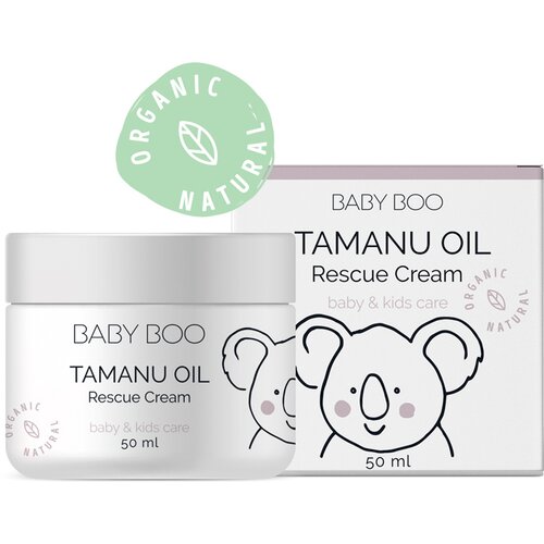 Baby boo TAMANU OIL Rescue Cream pomirjajoča otroška krema za otroke od rojstva 50 ml Cene