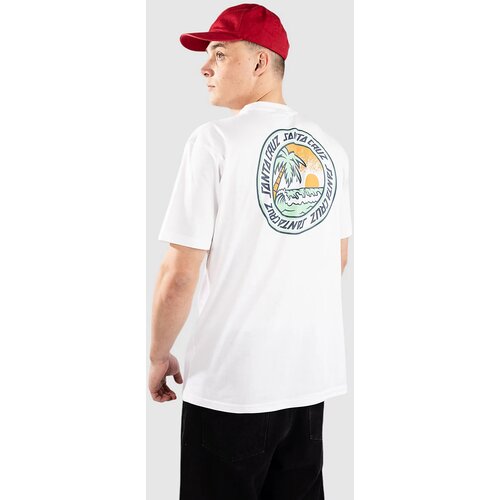 Santa Cruz Paradise Break T-shirt white Cene